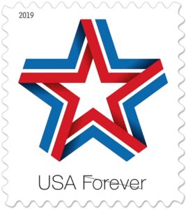 Star Ribbon Strip of 100 Forever First Class Postage Stamps